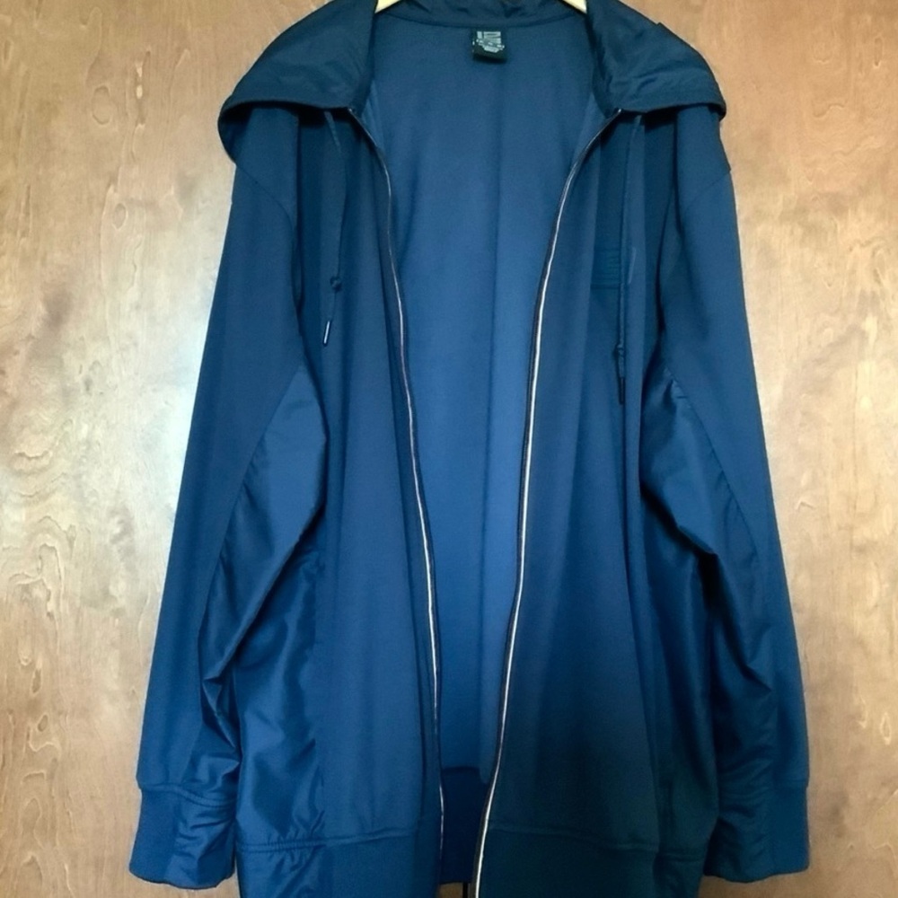 Vintage Nike LBJ23 LeBron James Full Zip Hoodie Jacket Blue Mens XL 2000s - Picture 4 of 14
